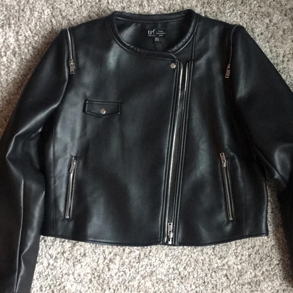 Zara Faux Leather Jacket